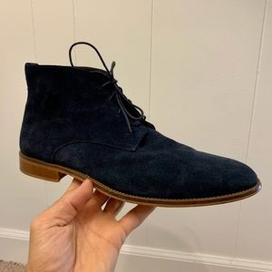 Men’s Vero Cuoio blue suede boots (size 12)